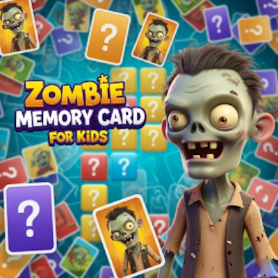 Zombie Memory Card for Kids By Gamepix