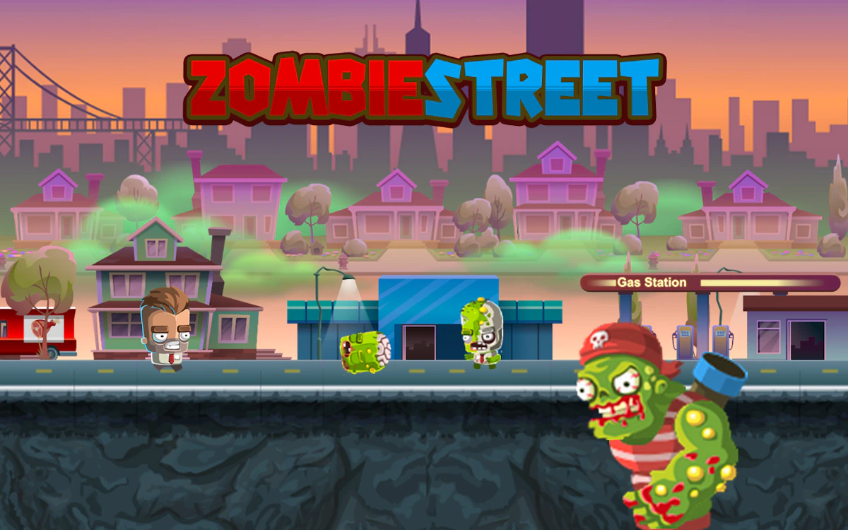 Play Zombie Street — free online Shooter game