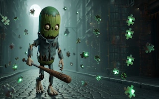 Zombie Tung Tung Sahur Jigsaw Puzzle