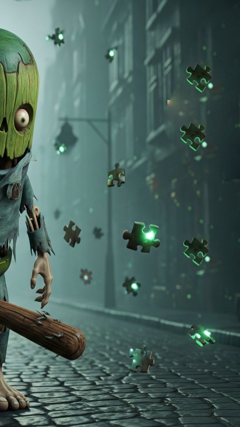 Cover Image Zombie Tung Tung Sahur Jigsaw Puzzle