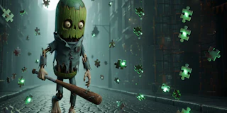 Zombie Tung Tung Sahur Jigsaw Puzzle thumbnail