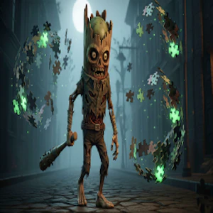 Zombie Tung Tung Sahur Jigsaw Puzzle Thumbnail
