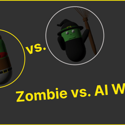 Juega gratis a Zombie vs. AI Witch