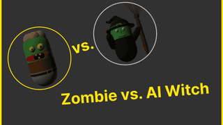 Zombie vs. AI Witch