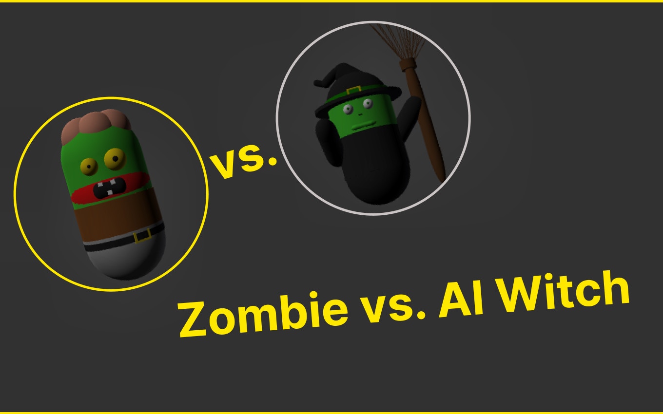 Zombie vs. AI Witch