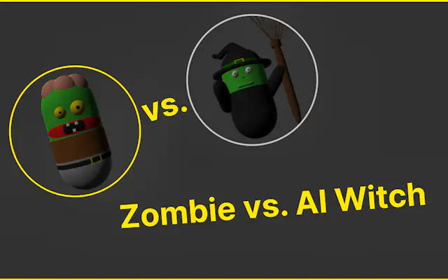 Zombi vs. Yapay Zeka Cadısı