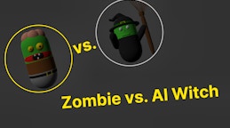 Zombie vs. AI Witch