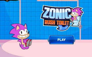 Zonic Rush Toilet game cover