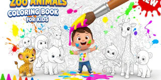 Zoo Animals Coloring Book for Kids thumbnail