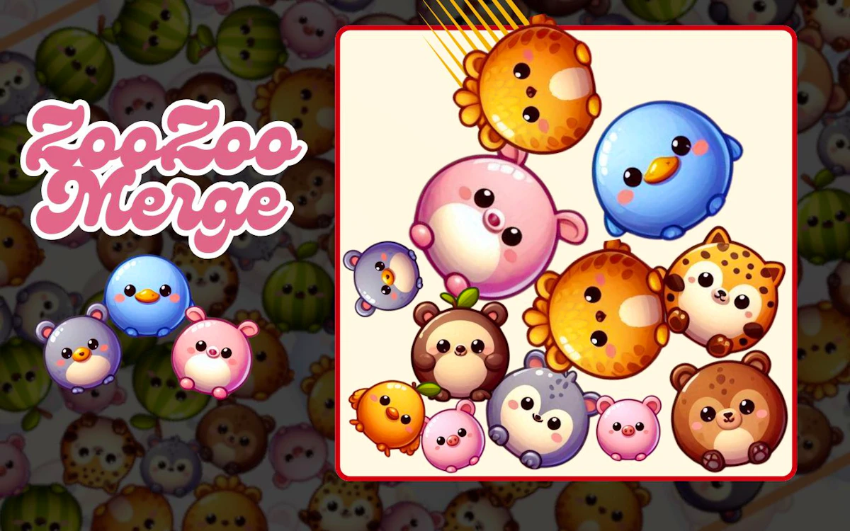 Play ZooZoo Merge — free online 2048 game