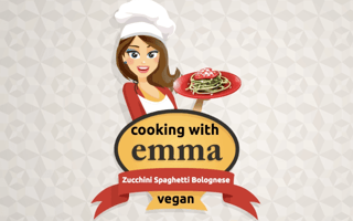 Zucchini Spaghetti Bolognese - Cooking With Emma game cover